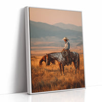 AL1834 - Premium Art Print - White Framed Canvas image 1