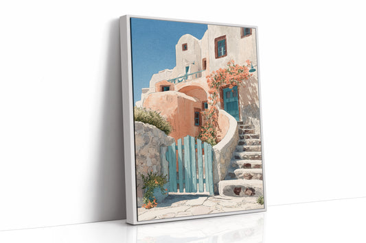 AL1817 - Premium Art Print - White Framed Canvas image 1