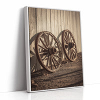 AL1819 - Premium Art Print - White Framed Canvas image 1