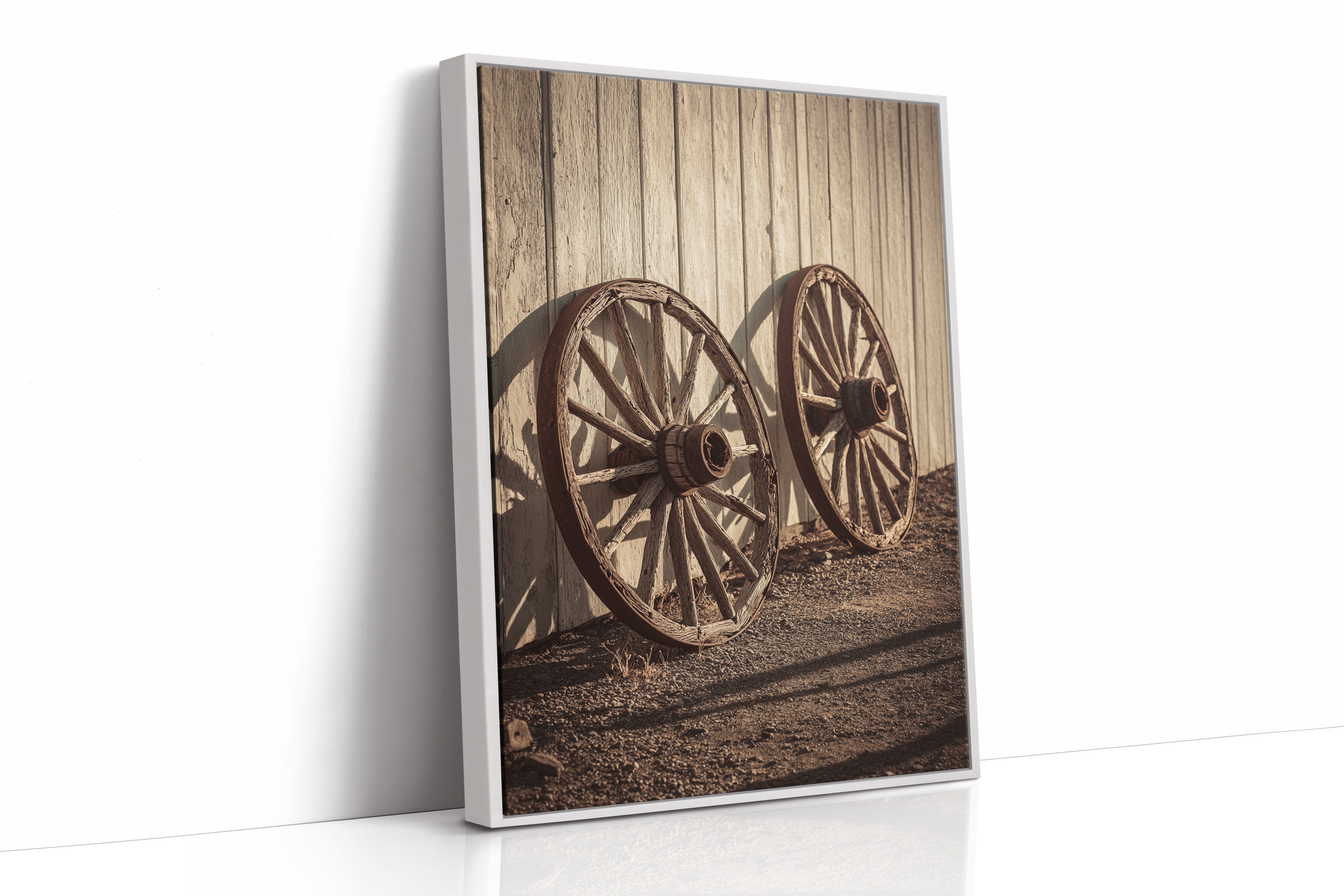 AL1819 - Premium Art Print - White Framed Canvas image 1