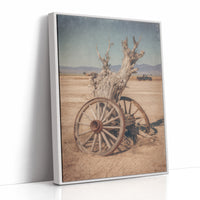 AL1822 - Premium Art Print - White Framed Canvas image 1