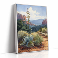 AL1823 - Premium Art Print - White Framed Canvas image 1