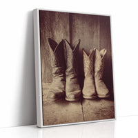 AL1810 - Premium Art Print - White Framed Canvas image 1