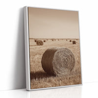 AL1813 - Premium Art Print - White Framed Canvas image 1