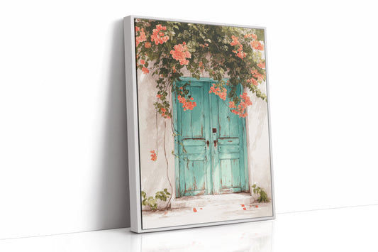 AL1816 - Premium Art Print - White Framed Canvas image 1